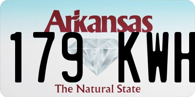AR license plate 179KWH