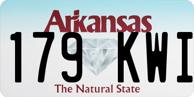 AR license plate 179KWI