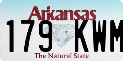AR license plate 179KWM