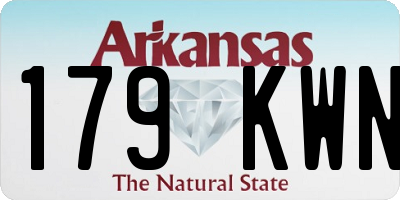 AR license plate 179KWN