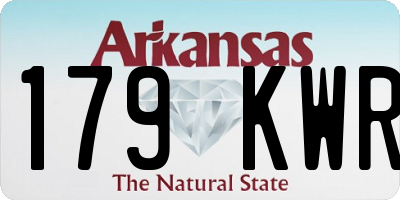AR license plate 179KWR