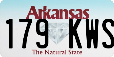 AR license plate 179KWS