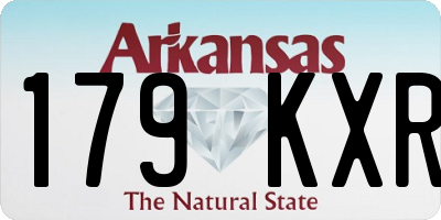 AR license plate 179KXR