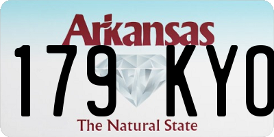 AR license plate 179KYO