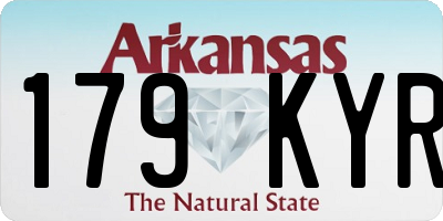 AR license plate 179KYR