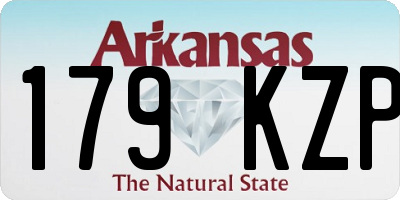 AR license plate 179KZP