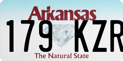 AR license plate 179KZR