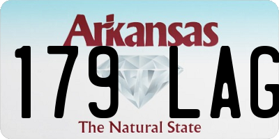 AR license plate 179LAG