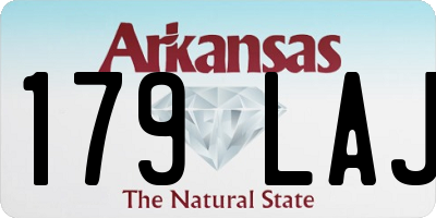 AR license plate 179LAJ