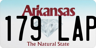 AR license plate 179LAP