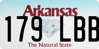 AR license plate 179LBB