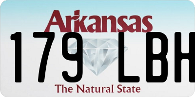 AR license plate 179LBH