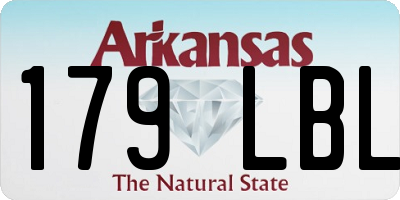 AR license plate 179LBL