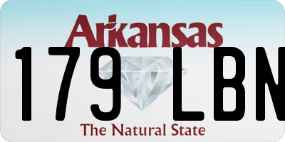 AR license plate 179LBN