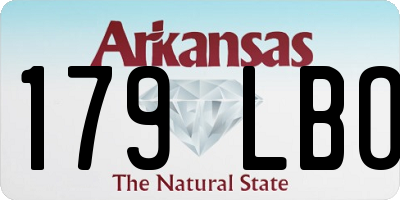 AR license plate 179LBO