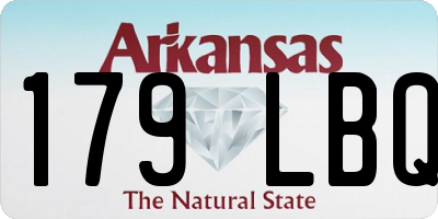 AR license plate 179LBQ