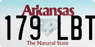 AR license plate 179LBT