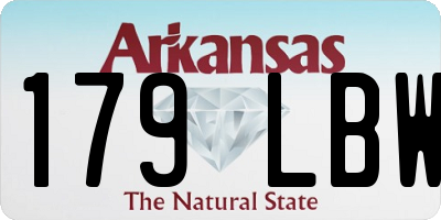 AR license plate 179LBW
