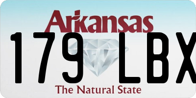 AR license plate 179LBX