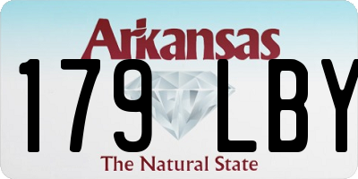 AR license plate 179LBY