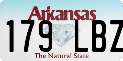 AR license plate 179LBZ