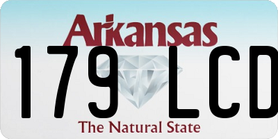 AR license plate 179LCD