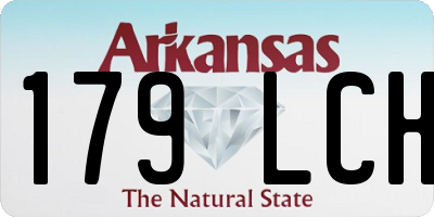 AR license plate 179LCH