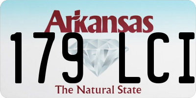 AR license plate 179LCI