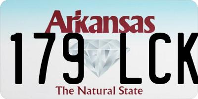 AR license plate 179LCK