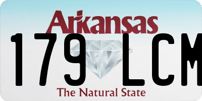 AR license plate 179LCM