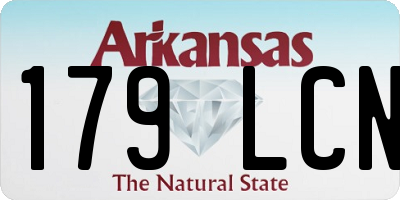 AR license plate 179LCN