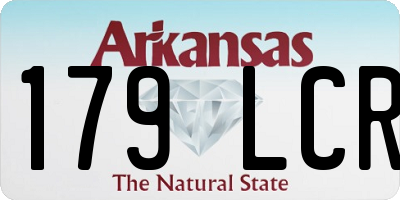 AR license plate 179LCR