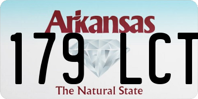 AR license plate 179LCT