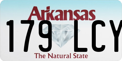 AR license plate 179LCY