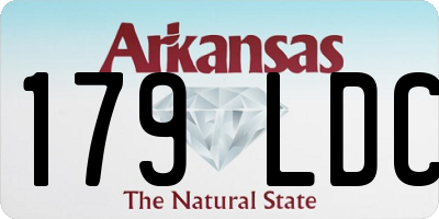 AR license plate 179LDC