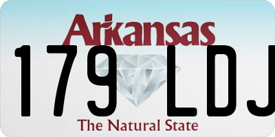 AR license plate 179LDJ
