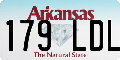 AR license plate 179LDL