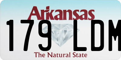 AR license plate 179LDM