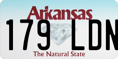 AR license plate 179LDN