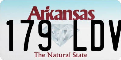 AR license plate 179LDV