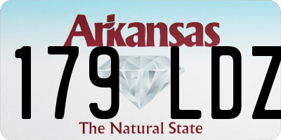 AR license plate 179LDZ