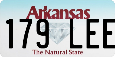 AR license plate 179LEE
