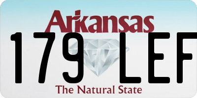 AR license plate 179LEF