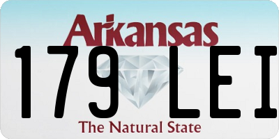 AR license plate 179LEI