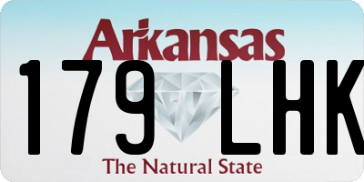 AR license plate 179LHK