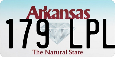 AR license plate 179LPL