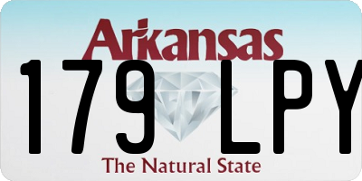 AR license plate 179LPY