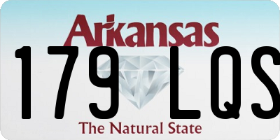 AR license plate 179LQS
