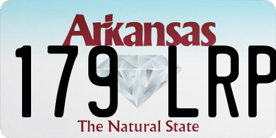 AR license plate 179LRP