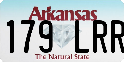AR license plate 179LRR